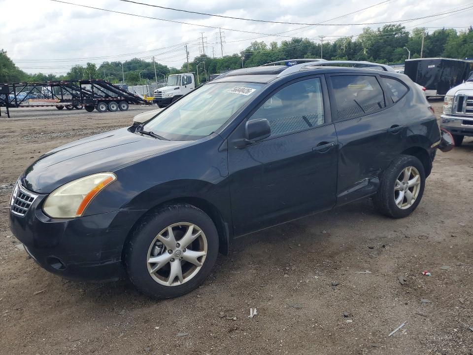 2009 Nissan Rogue sport VIN JN8AS58V49W175250 COPART salvage auction — REAR END, Md - Cert Of Salvage > 75% Damage, sold $375 on 2026-07-07 (photo 1)