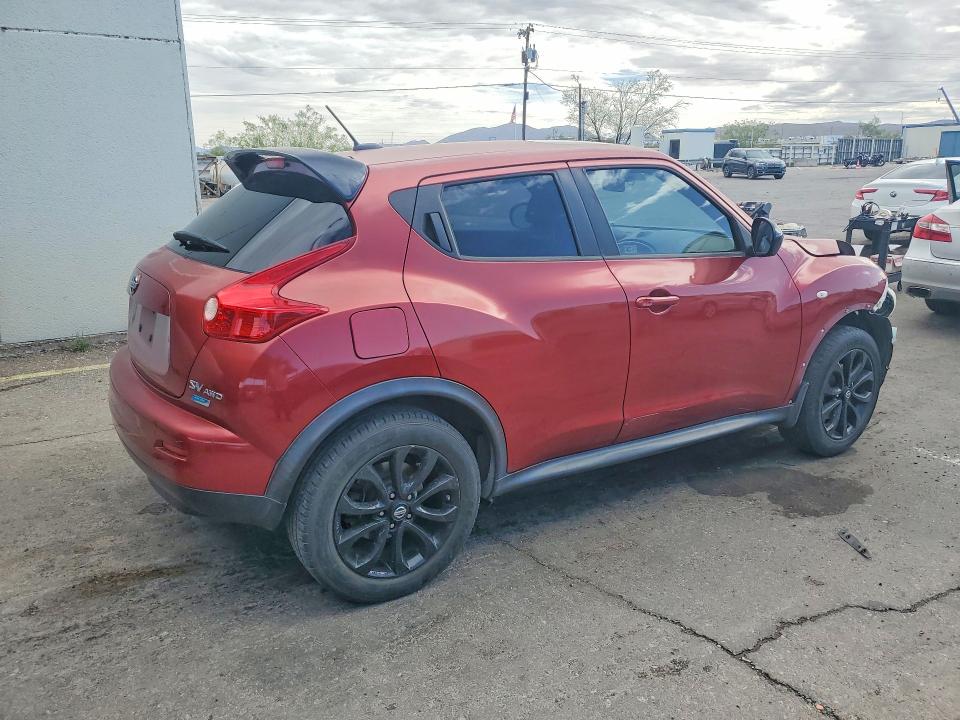 2013 Nissan Juke VIN JN8AF5MV8DT205645 COPART salvage auction — FRONT END, Tx - Salvage Vehicle Title, sold $750 on 2026-07-06 (photo 3)