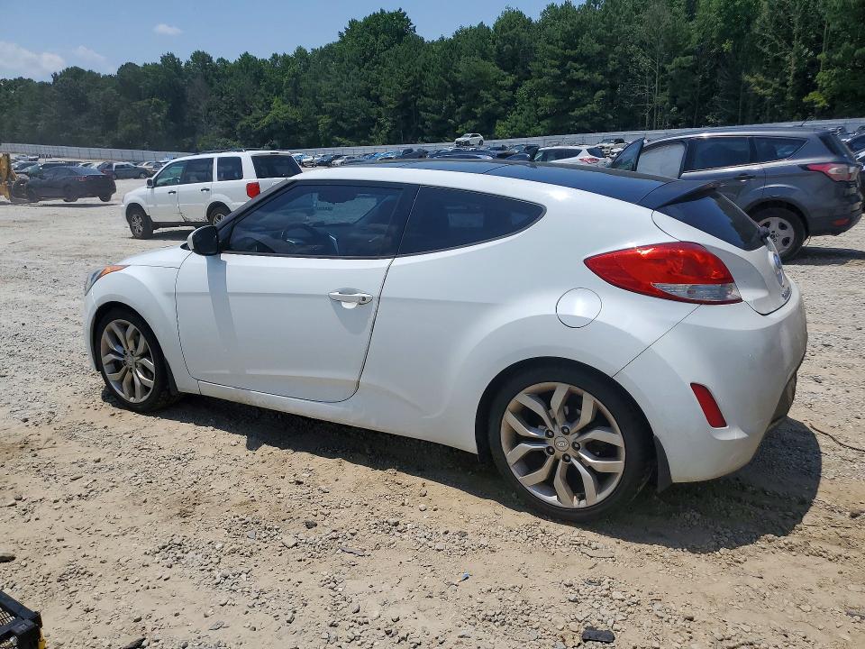 2015 Hyundai Veloster VIN KMHTC6AD7FU225134 COPART salvage auction — MINOR DENT/SCRATCHES, Ga - Certificate Of Title, sold $450 on 2026-07-07 (photo 2)
