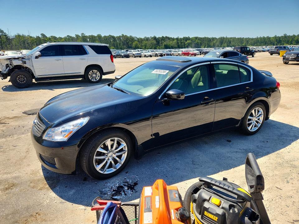 2009 Infiniti G VIN JNKCV61E09M301223 COPART salvage auction — SIDE, Sc - Cert Of Title-Salvage, sold $375 on 2026-07-27 (photo 1)