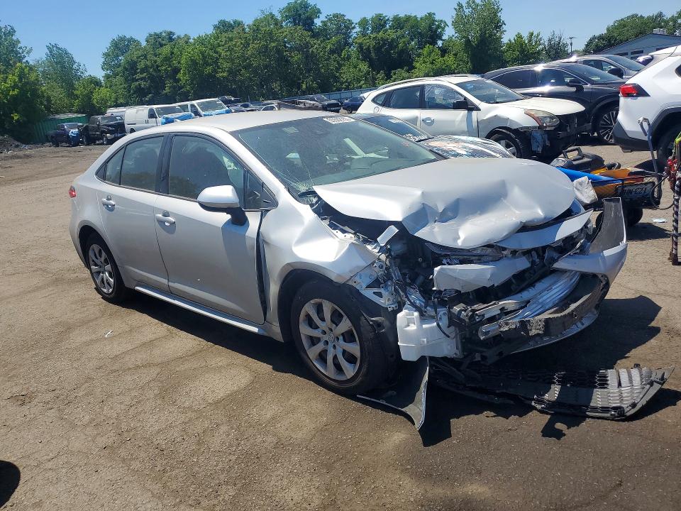 2022 Toyota Corolla VIN JTDEPMAE0NJ220047 COPART salvage auction — FRONT END, Ct - Cert Of Title-Salvage, sold $3,350 on 2026-07-10 (photo 4)