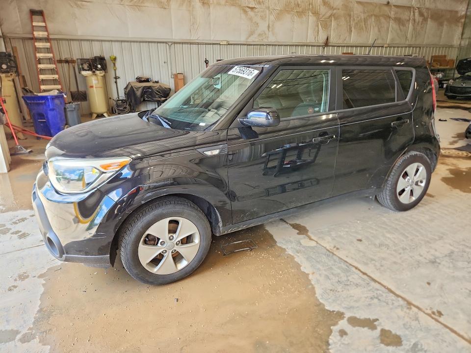 2014 Kia Soul VIN KNDJN2A24E7034412 COPART salvage auction — FRONT END, Wi - Certificate Of Title, sold $2,200 on 2026-07-15 (photo 1)