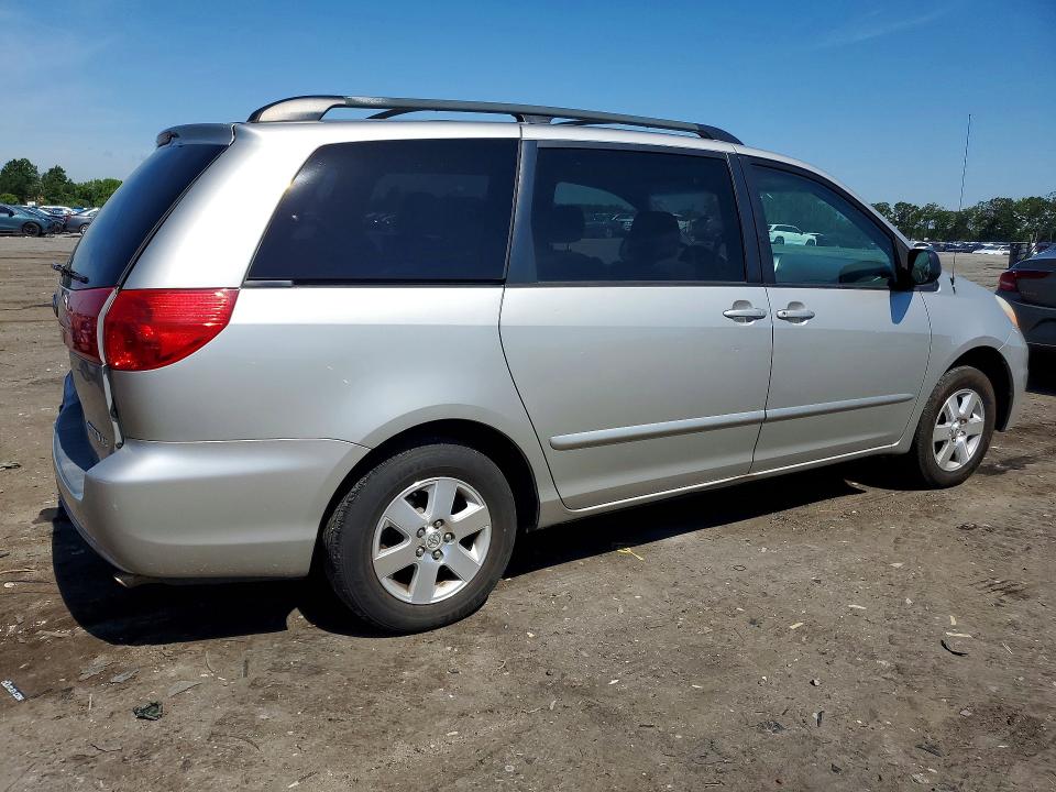 2006 Toyota Sienna VIN 5TDZA23C26S573994 COPART salvage auction — REAR END, VA - CERT OF TITLE - SALVAGE, sold $1,300 on 2026-07-08 (photo 3)