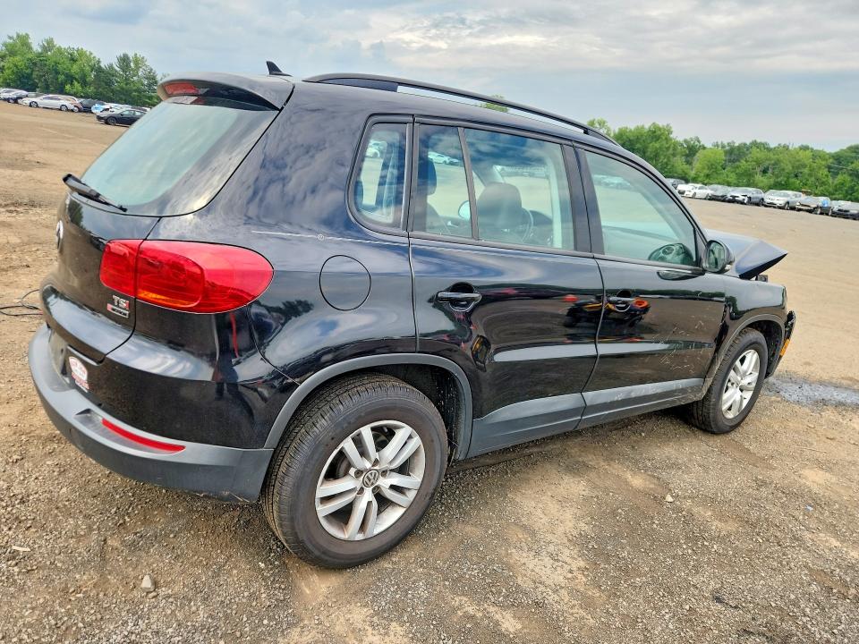 2017 Volkswagen Tiguan VIN WVGBV7AX1HK000146 COPART salvage auction — FRONT END, Ct - Cert Of Title-Salvage, sold $1,300 on 2026-07-10 (photo 3)