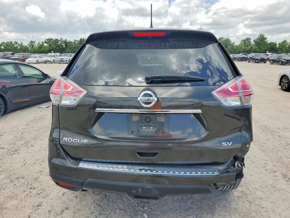 2016 Nissan VIN KNMAT2MT1GP719559 COPART salvage auction — REAR END, Tx - Salvage Vehicle Title, sold $2,400 on 2026-07-31 (photo 6)