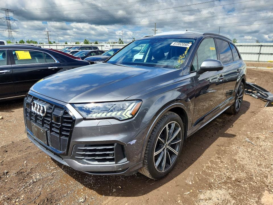 2021 Audi Q7 VIN WA1VXAF79MD020381 COPART salvage auction — REAR END, Il - Salvage Certificate, sold $25,500 on 2026-09-03 (photo 1)