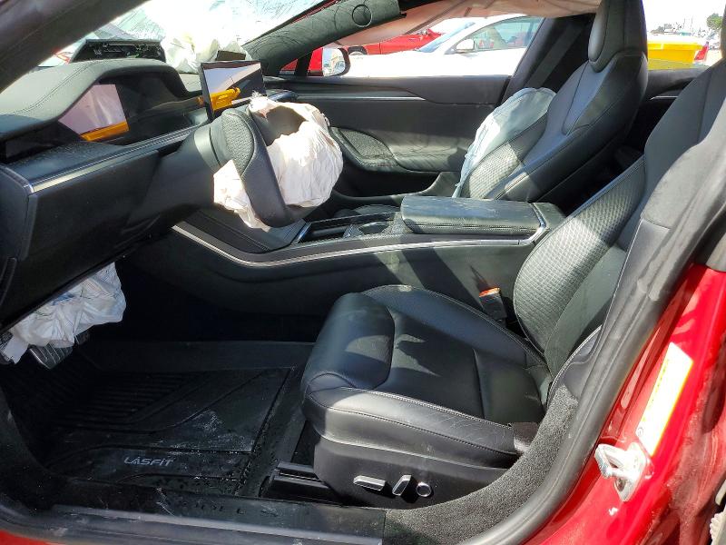 2021 Tesla Model s VIN 5YJSA1E66MF455905 COPART salvage auction — FRONT END, Co - Public - Salvage Title, sold $6,300 on 2026-08-04 (photo 7)