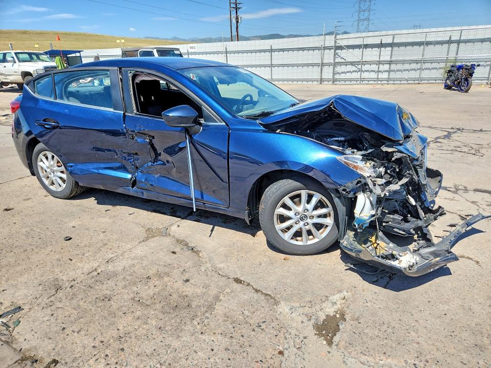 2014 Mazda 3 VIN JM1BM1V73E1125987 COPART salvage auction — FRONT END, Co - Public - Salvage Title, sold $275 on 2026-07-20 (photo 4)