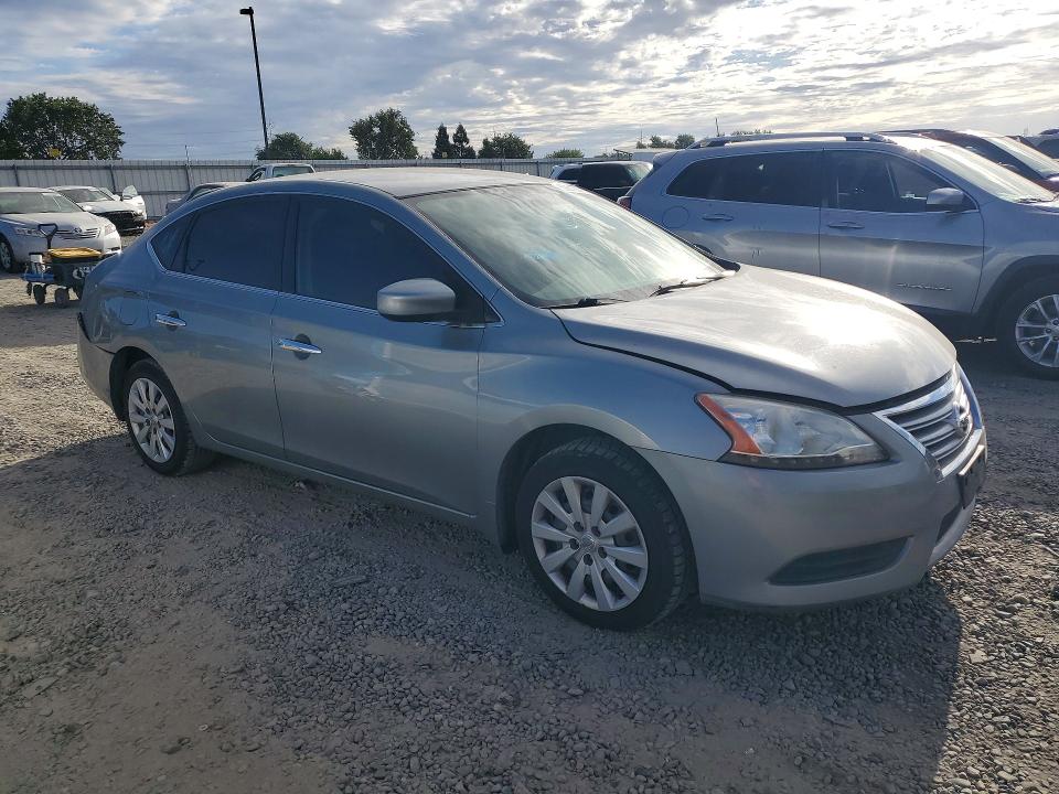 2013 Nissan Sentra VIN 3N1AB7AP6DL619989 COPART salvage auction — REAR END, CA - SALVAGE CERTIFICATE, sold $275 on 2026-07-02 (photo 4)