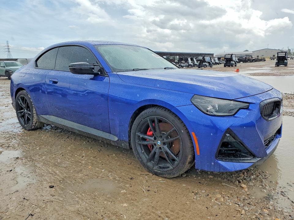 2024 BMW M2 VIN 3MW53CM00R8E73812 COPART salvage auction — FRONT END, Tx - Salvage Vehicle Title, sold $24,000 on 2026-07-07 (photo 4)