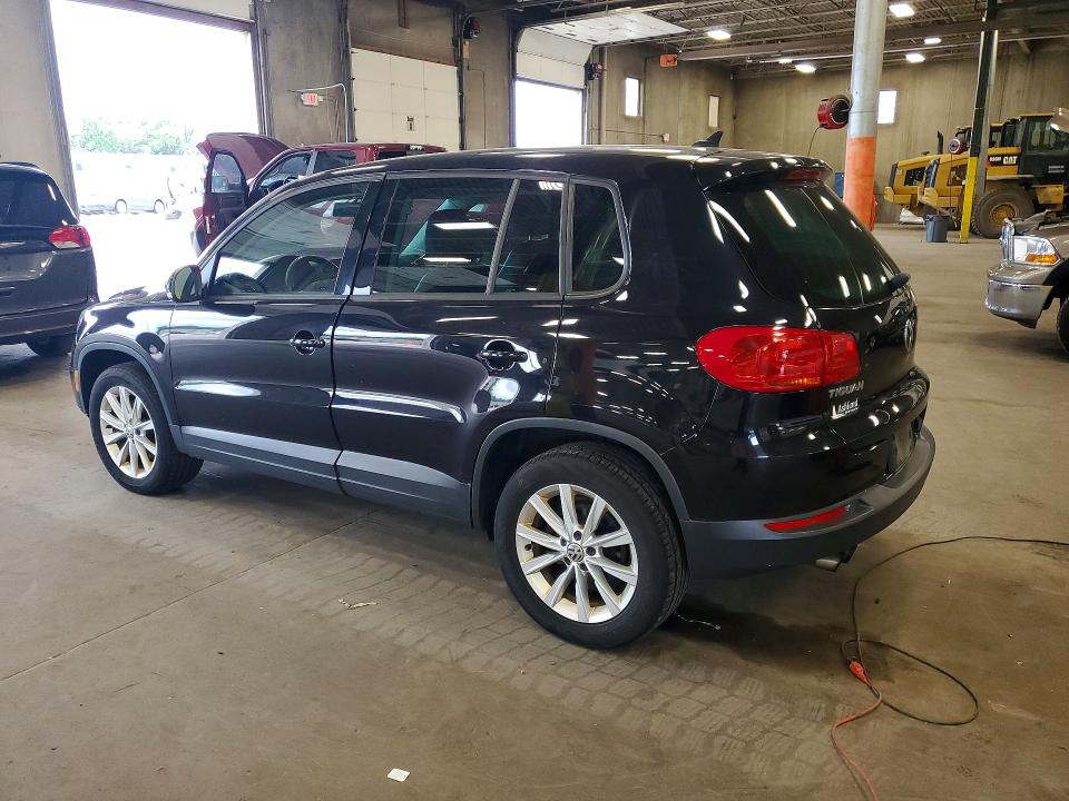 2014 Volkswagen Tiguan VIN WVGBV3AX3EW618744 COPART salvage auction — MINOR DENT/SCRATCHES, Mn - Certificate Of Title, sold $1,050 on 2026-07-16 (photo 2)