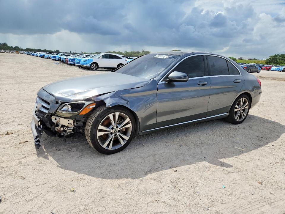 2018 Mercedes-benz C class VIN WDDWF4JB5JR415009 COPART salvage auction — FRONT END, FL - CERTIFICATE OF TITLE, sold $4,950 on 2026-07-14 (photo 1)