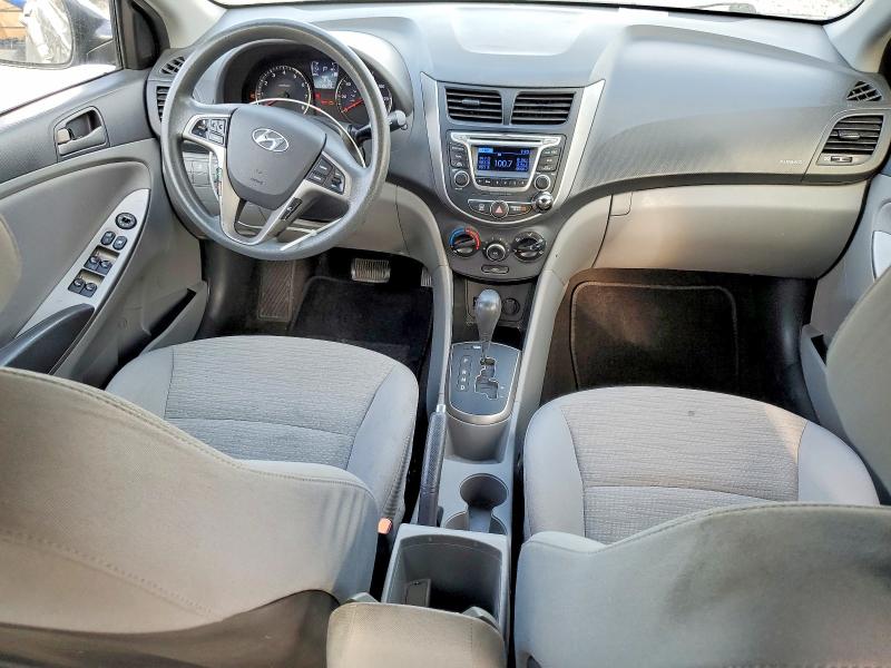 2016 Hyundai Accent VIN KMHCT4AE9GU106029 COPART salvage auction — FRONT END, Fl - Cert Of Title Slvg Rebuildable, sold $550 on 2026-07-28 (photo 8)