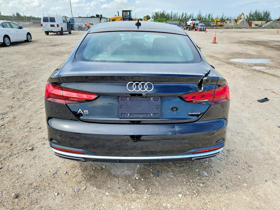 2022 Audi A5 VIN WAUABCF54NA032967 COPART salvage auction — SIDE, Fl - Cert Of Title Slvg Rebuildable, sold $8,500 on 2026-07-16 (photo 6)