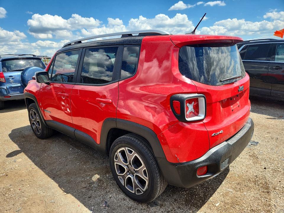 2017 Jeep Renegade VIN ZACCJBDB6HPE78219 COPART salvage auction — FRONT END, Il - Salvage Certificate, sold $775 on 2026-07-21 (photo 2)