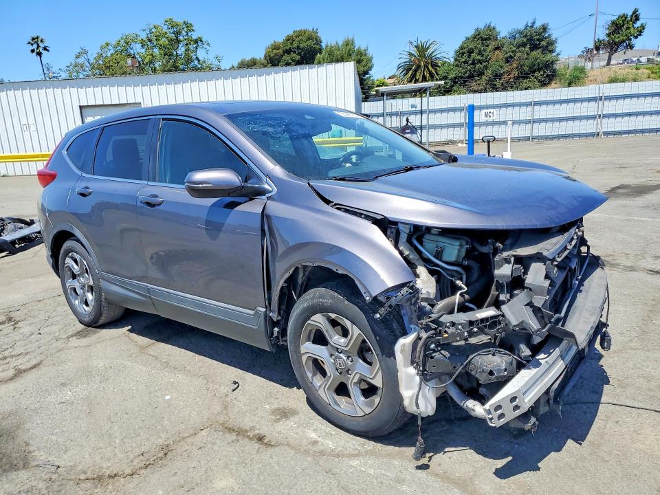 2018 Honda Cr-v VIN 7FARW1H80JE029821 COPART salvage auction — FRONT END, Ca - Salvage Certificate, sold $3,600 on 2026-07-17 (photo 4)