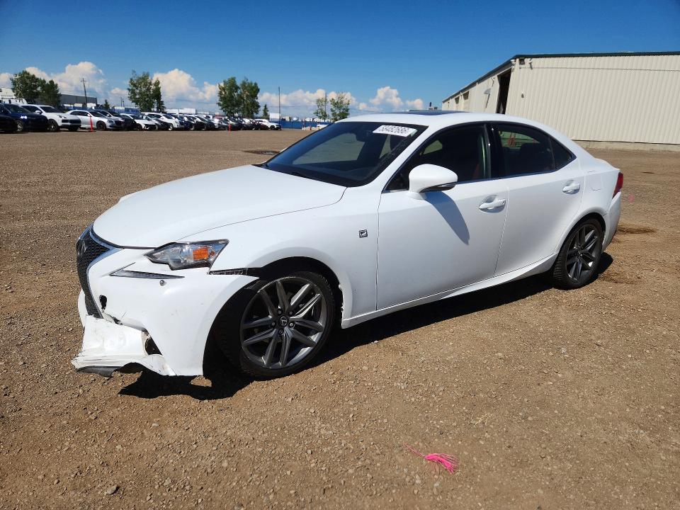 2014 Lexus Is VIN JTHCF1D23E5004954 COPART salvage auction — FRONT END, Ab - Bos - Salvage, sold $2,400 on 2026-07-28 (photo 1)