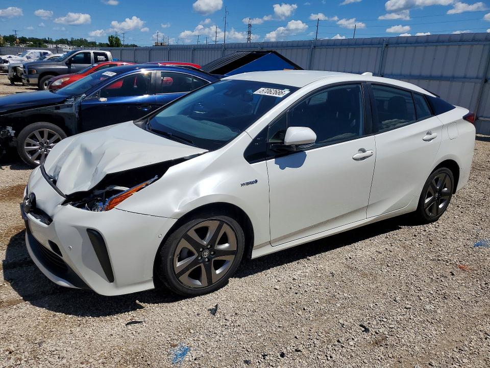 2020 Toyota Prius VIN JTDKARFU2L3113519 — COPART salvage auction photo