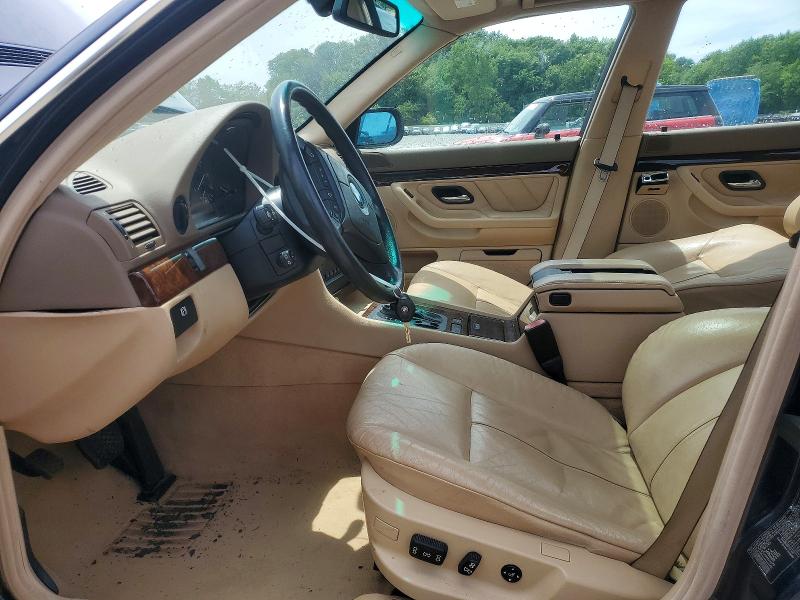 2001 BMW 7er VIN WBAGG83491DN88849 COPART salvage auction — REAR END, Nj - Cert Of Title-Salvage, sold $225 on 2026-07-27 (photo 7)