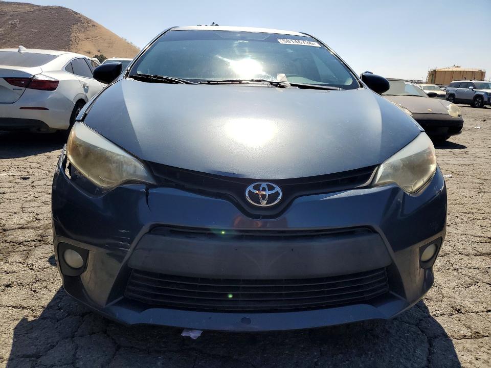 2014 Toyota Corolla VIN 5YFBURHEXEP104638 COPART salvage auction — REAR END, Ca - Salvage Certificate, sold $2,750 on 2026-07-02 (photo 5)