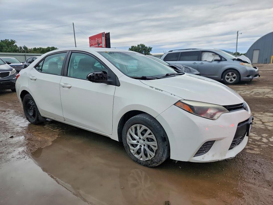 2016 Toyota VIN 5YFBURHE8GP510033 COPART salvage auction — HAIL, KS - CERT OF TITLE-SALVAGE, sold $3,100 on 2026-07-20 (photo 4)