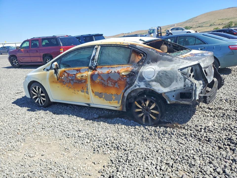 2014 Honda Civic VIN 19XFB2F95EE051708 COPART salvage auction — BURN, Nv - Salvage Title, sold $1,100 on 2026-07-09 (photo 2)