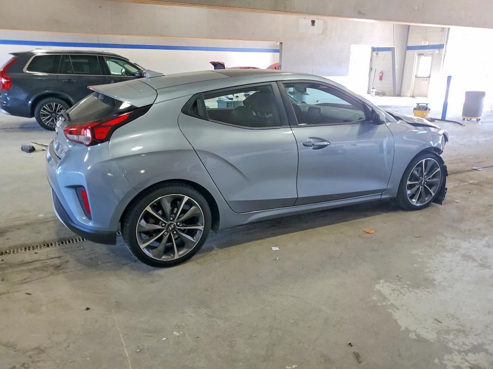 2019 Hyundai Veloster VIN KMHTG6AF3KU013606 COPART salvage auction — FRONT END, Va - Cert Of Title - Salvage, sold $1,200 on 2026-07-10 (photo 3)