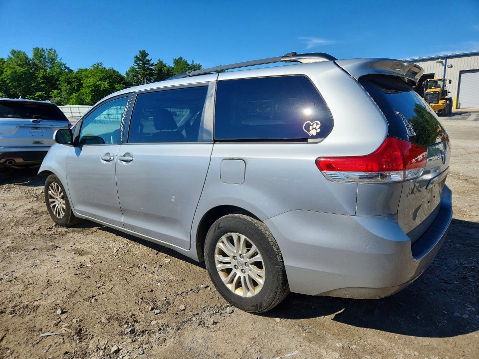 2014 Toyota Sienna VIN 5TDYK3DC1ES504516 COPART salvage auction — FRONT END, MA - CERT OF TITLE-RECONSTRCTD COLL, sold $2,750 on 2026-07-02 (photo 2)