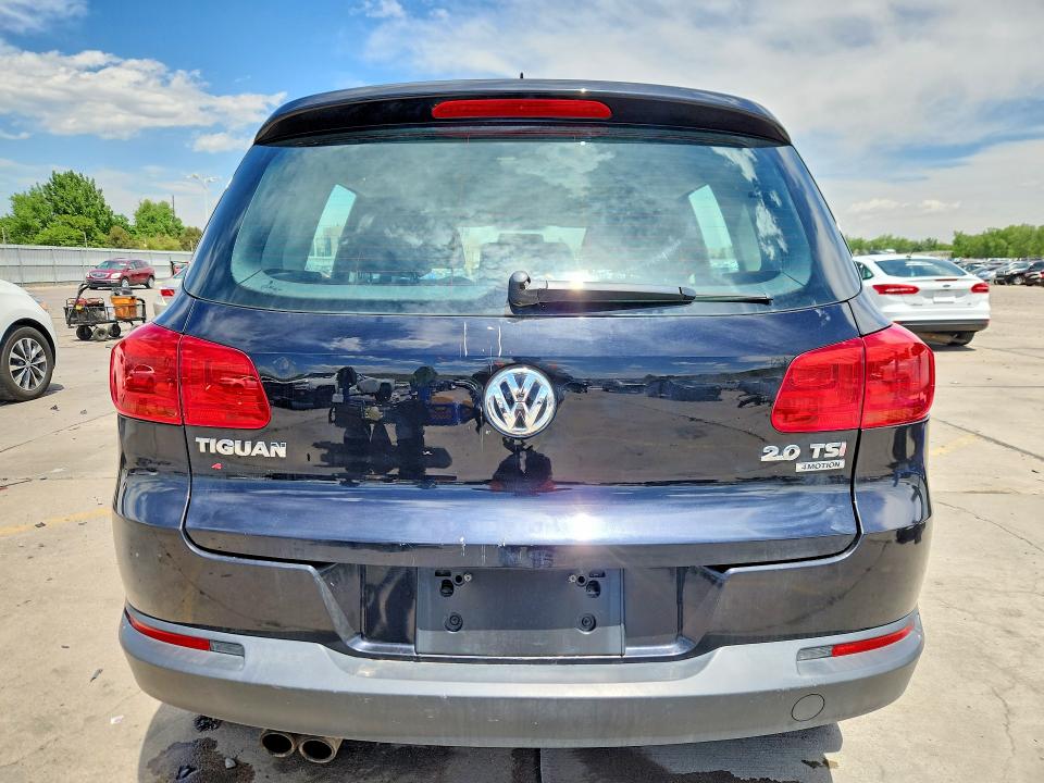 2013 Volkswagen Tiguan VIN WVGBV3AX6DW603427 COPART salvage auction — FRONT END, Co - Public - Salvage Title, sold $1,350 on 2026-07-20 (photo 6)