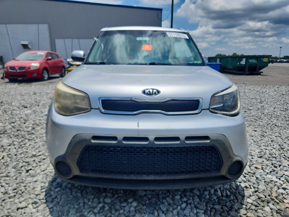 2014 Kia Soul VIN KNDJN2A20E7736601 COPART salvage auction — ROLLOVER, Fl - Cert Of Ttl-Rebuilt&Slvg Rbld, sold $650 on 2026-07-06 (photo 5)