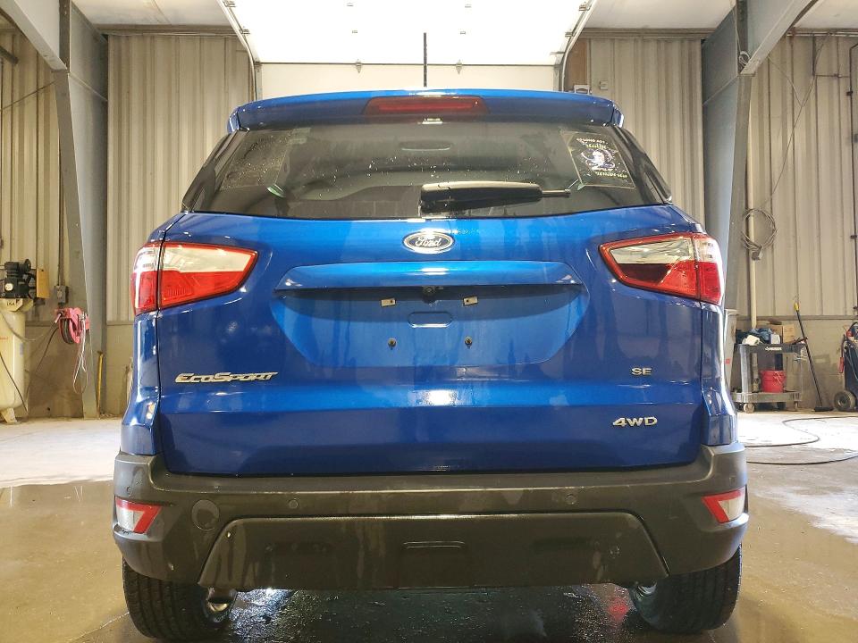 2022 Ford Ecosport VIN MAJ6S3GL1NC464433 COPART salvage auction — FRONT END, Pa - Certificate Of Salvage, sold $525 on 2026-07-29 (photo 6)