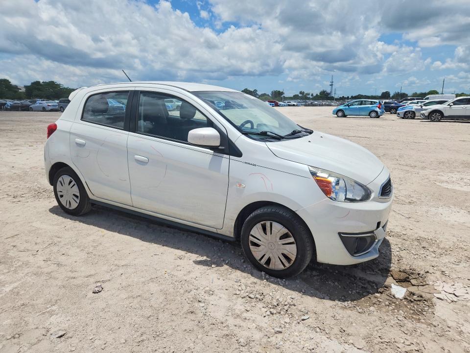 2018 Mitsubishi Mirage VIN ML32A3HJ2JH001242 COPART salvage auction — REAR END, Fl - Cert Of Title Slvg Rebuildable, sold $2,150 on 2026-07-16 (photo 4)