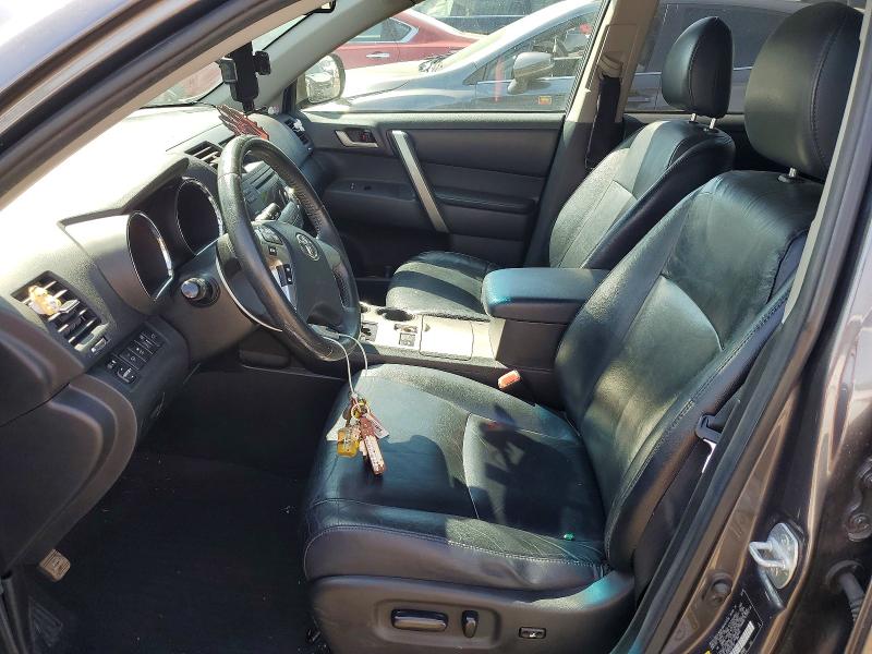 2012 Toyota Highlander VIN 5TDBK3EHXCS161153 COPART salvage auction — FRONT END, MD - CERT OF SALVAGE > 75% DAMAGE, sold $4,400 on 2026-07-27 (photo 7)