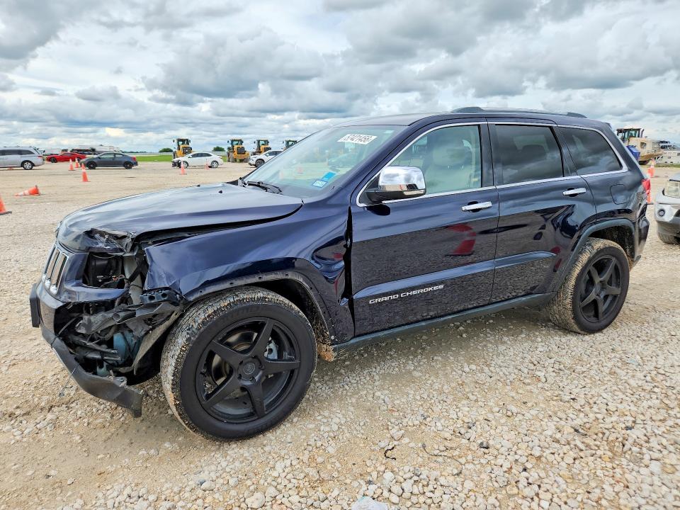 2014 Jeep Cherokee VIN 1C4RJEBG2EC138060 COPART salvage auction — FRONT END, Tx - Salvage Vehicle Title, sold $2,850 on 2026-07-02 (photo 1)