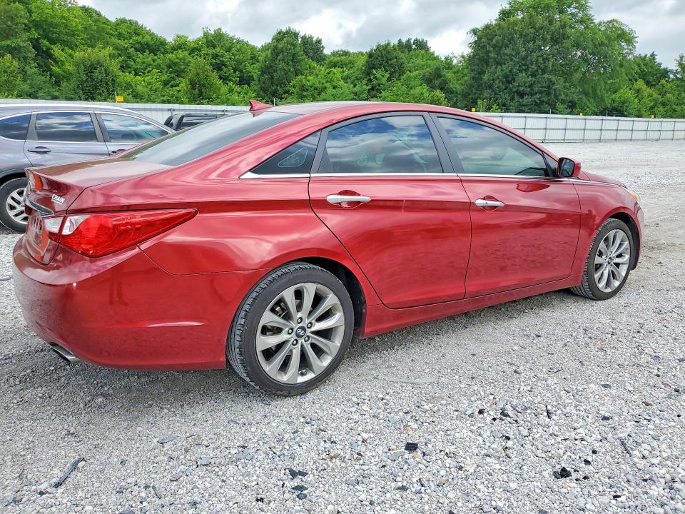 2013 Hyundai Sonata VIN 5NPEC4AC4DH629167 COPART salvage auction — HAIL, Ar - Cert Of Title-Salvage, sold $2,100 on 2026-07-08 (photo 3)