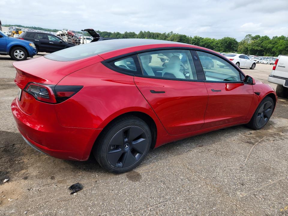 2023 Tesla Model 3 VIN 5YJ3E1EA2PF587030 COPART salvage auction — FRONT END, AL - CERT OF TITLE-SALVAGE TITLE, sold $7,500 on 2026-08-03 (photo 3)