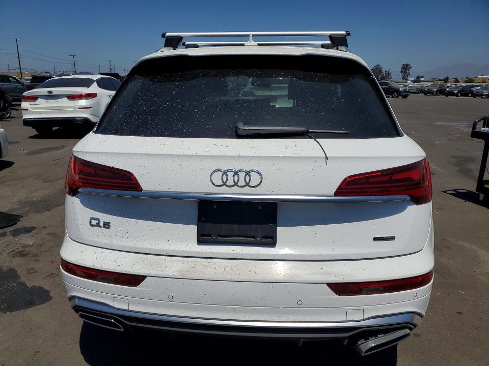 2023 Audi Q5 VIN WA1EAAFYXP2076162 COPART salvage auction — FRONT END, Ca - Salvage Certificate, sold $3,300 on 2026-07-27 (photo 6)