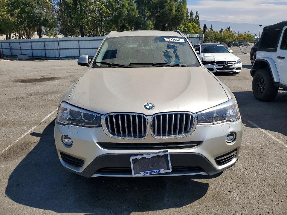 2017 BMW X3 VIN 5UXWX9C5XH0D98803 COPART salvage auction — MINOR DENT/SCRATCHES, Ca - Salvage Certificate, sold $1,100 on 2026-07-28 (photo 5)