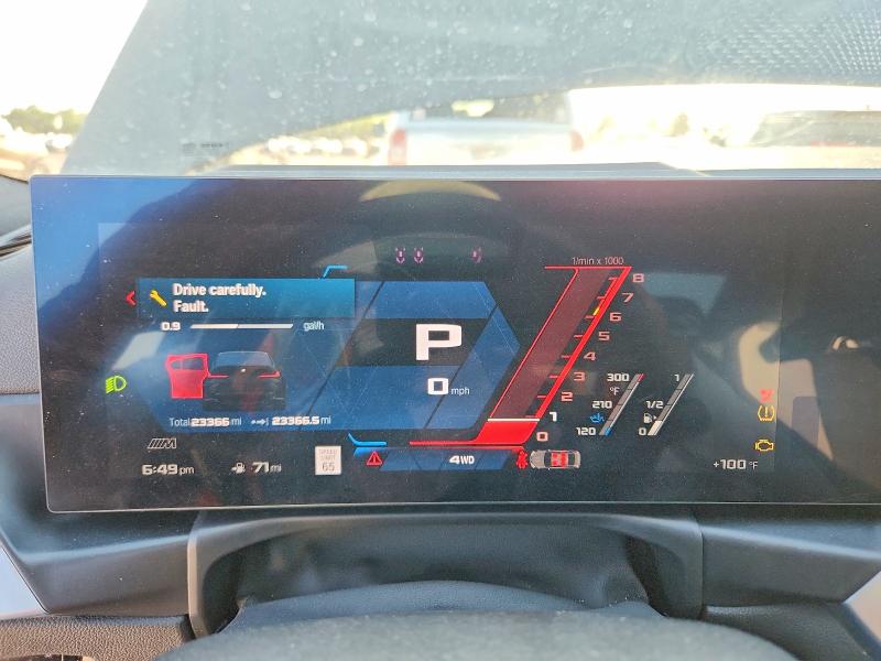 2024 BMW M3 VIN WBS43AY04RFR67054 COPART salvage auction — SIDE, Tx - Salvage Vehicle Title, sold $30,000 on 2026-07-07 (photo 9)