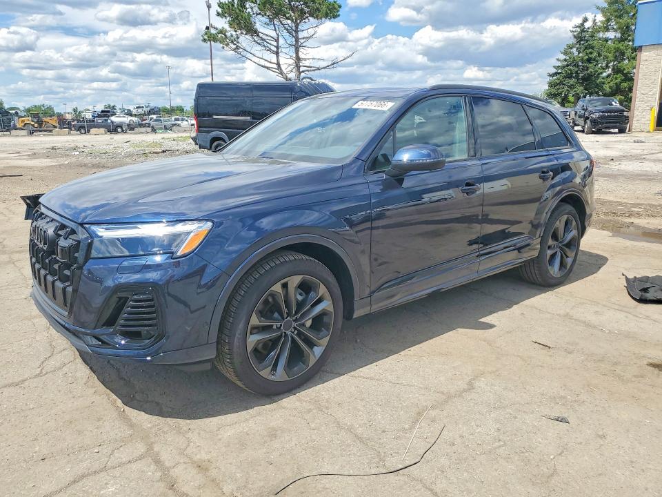 2026 Audi Q7 VIN WA1LVBF72TD009434 COPART salvage auction — FRONT END, Mi - Certificate Of Title, sold $27,750 on 2026-07-28 (photo 1)