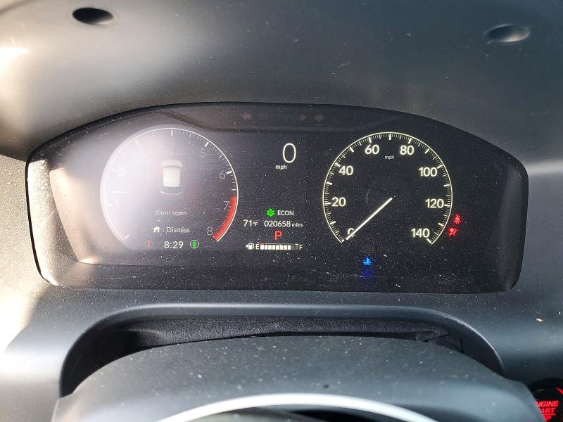 2025 Honda Hr-v VIN 3CZRZ1H58SM712074 COPART salvage auction — FRONT END, Salvage Title, sold $8,600 on 2026-08-24 (photo 9)