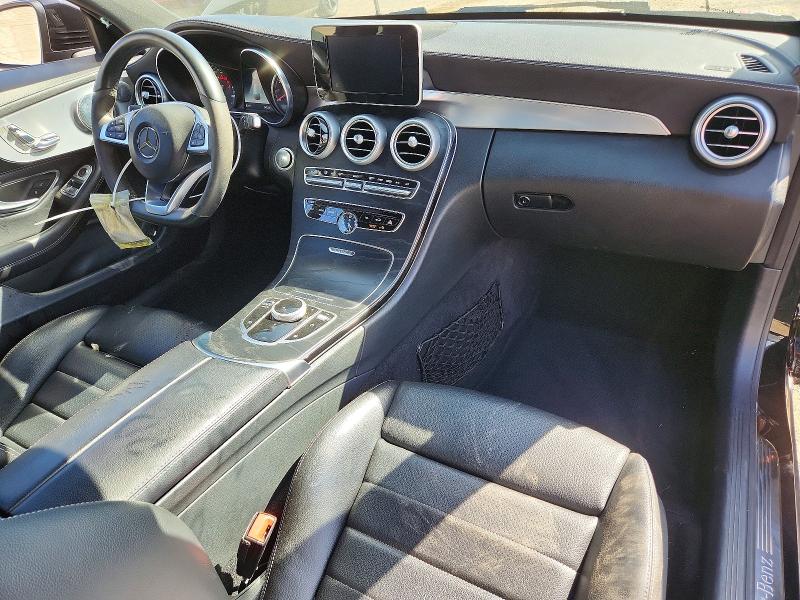 2018 Mercedes-benz C-klasse VIN WDDWJ4JB8JF659673 COPART salvage auction — FRONT END, Ca - Salvage Certificate, sold $7,900 on 2026-07-24 (photo 8)