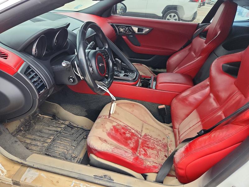 2016 Jaguar F-type VIN SAJWJ6DL5GMK34377 COPART salvage auction — WATER/FLOOD, Tx - Salvage Title-Flood Damage, sold $5,800 on 2026-07-23 (photo 7)