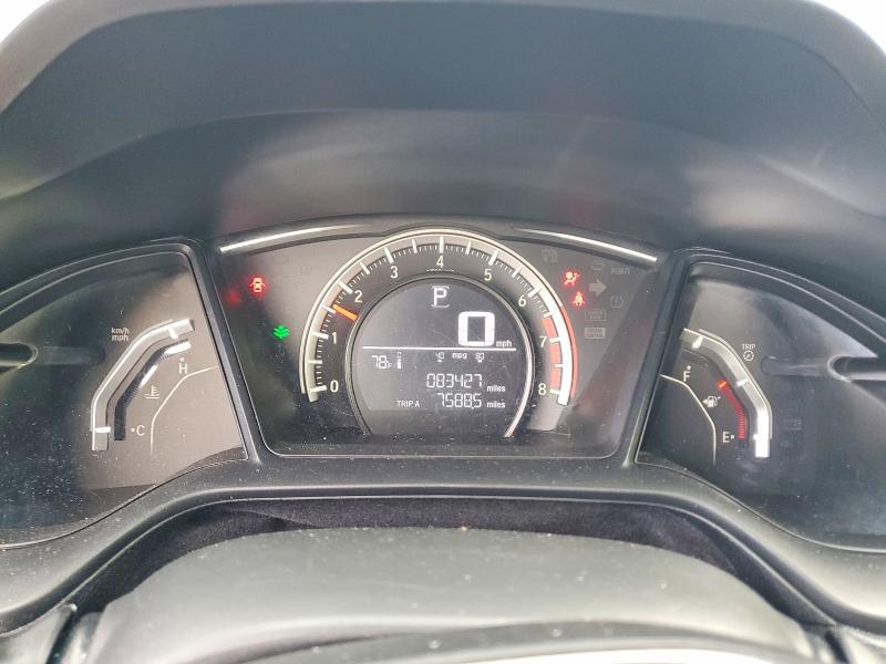 2018 Honda Civic VIN SHHFK7H23JU232189 COPART salvage auction — FRONT END, Md - Cert Of Salvage > 75% Damage, sold $3,900 on 2026-07-07 (photo 9)