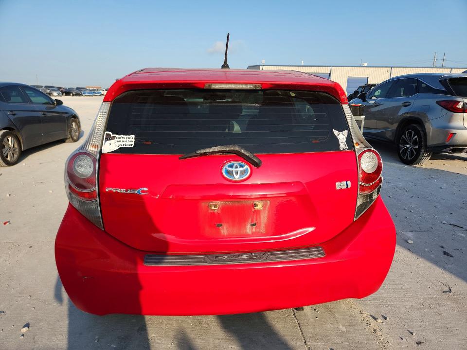2012 Toyota Prius VIN JTDKDTB31C1503220 COPART salvage auction — MECHANICAL, Tx - Certificate Of Title, sold $700 on 2026-07-10 (photo 6)