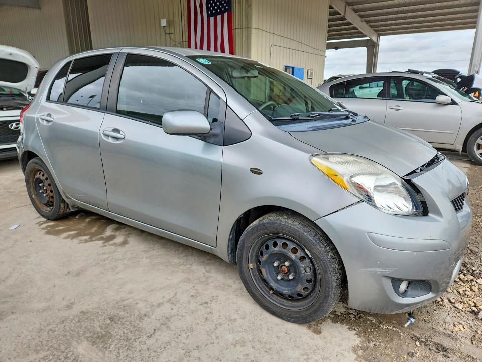 2010 Toyota Yaris VIN JTDKT4K38A5283489 COPART salvage auction — FRONT END, Fl - Cert Of Title Slvg Rebuildable, sold $350 on 2026-07-21 (photo 4)