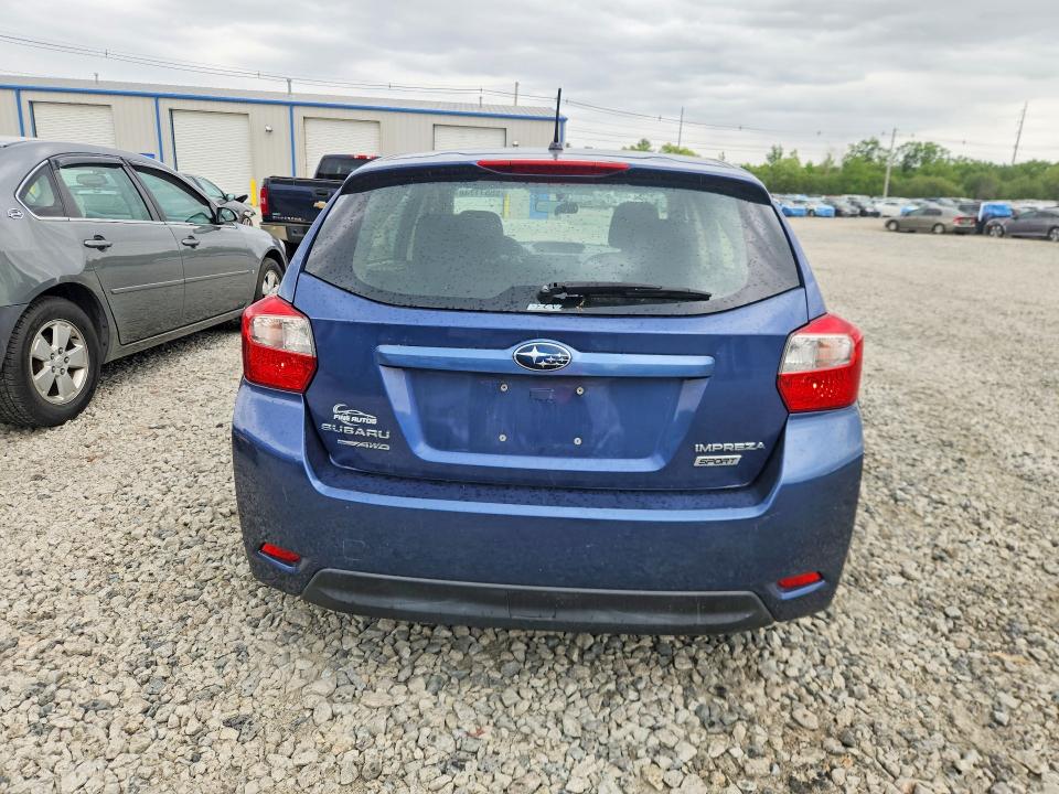 2013 Subaru Impreza VIN JF1GPAA62D1884628 COPART salvage auction — FRONT END, Ma - Cert Of Title-Reconstrctd Coll, sold $550 on 2026-07-08 (photo 6)