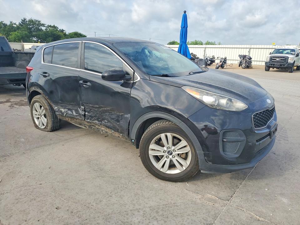 2017 Kia Sportage VIN KNDPM3AC4H7161306 COPART salvage auction — SIDE, TX - SALVAGE VEHICLE TITLE (P), sold $2,250 on 2026-07-16 (photo 4)