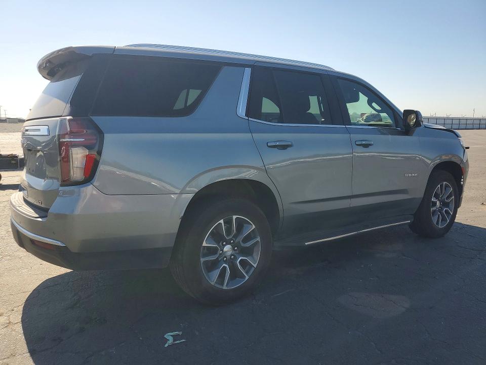 2023 Chevrolet Tahoe VIN 1GNSKNKD9PR141291 COPART salvage auction — FRONT END, Ca - Salvage Certificate, sold $17,600 on 2026-07-09 (photo 3)