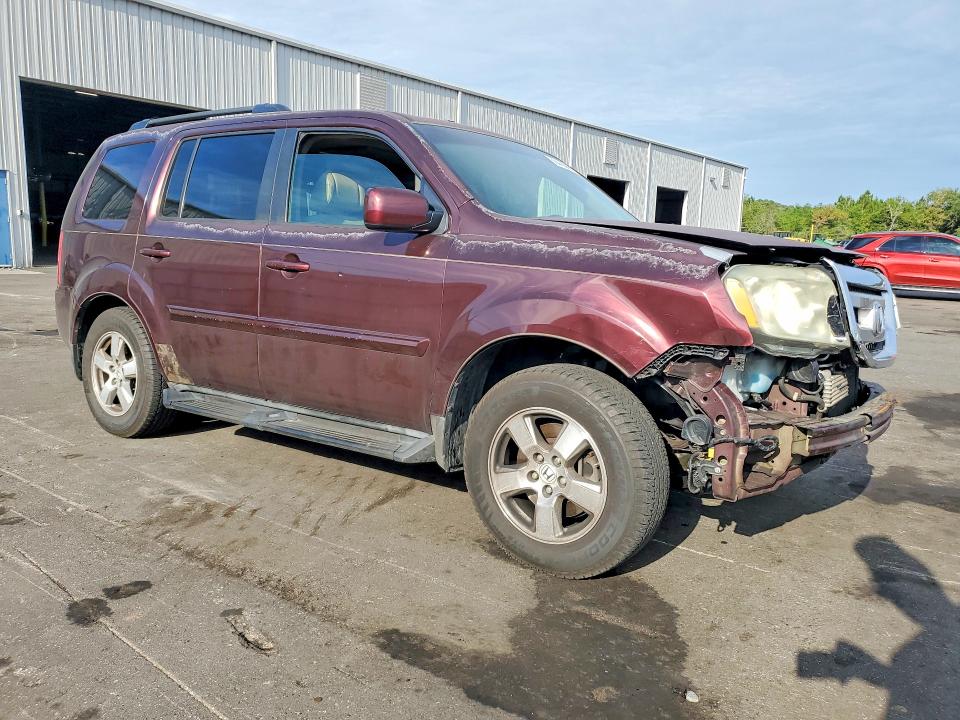2010 Honda Pilot VIN 5FNYF4H60AB007843 COPART salvage auction — FRONT END, Fl - Cert Of Title Slvg Rebuildable, sold $950 on 2026-07-06 (photo 4)